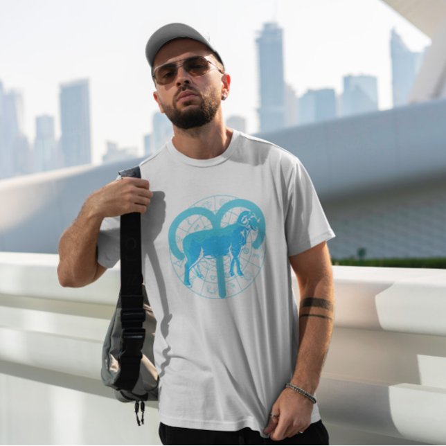 Camiseta Rótulo Aries Zodiac (Subido por el creador)
