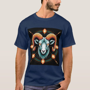 Camiseta Rótulo Aries Zodiac