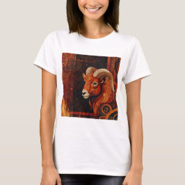 Camiseta Rótulo Aries Zodiac con diseño dinámico