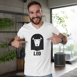 Camiseta Rótulo Astrología Leo