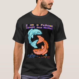 Camiseta Rótulo Astrológico De Pisces Con Lema Gracioso S
