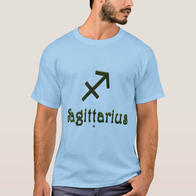 Camiseta Rótulo Astrológico Sagittarius Zodiac (Anverso)