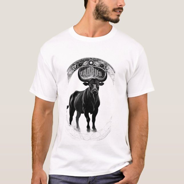 Camiseta Rótulo Astrológico Taurus (Anverso)