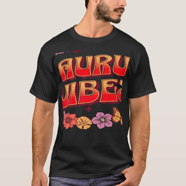Camiseta Rótulo Astrológico Taurus Vibes Cumpleaños para (Anverso)