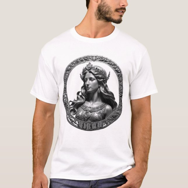 Camiseta Rótulo Astrológico Virgo (Anverso)