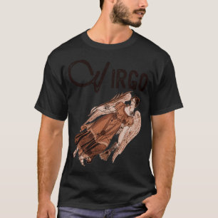 Camiseta Rótulo Astrológico Virgo Diseño de Constelación Zo