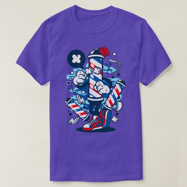 Camiseta Rótulo Barber (Diseño del anverso)