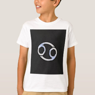 Camiseta Rótulo cromado como el Zodiaco contra el cáncer 