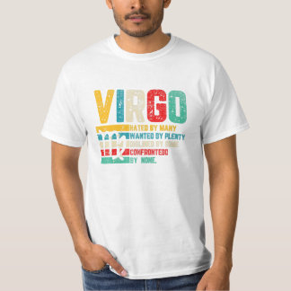 Camiseta Rótulo Cumpleaños Virgo Odiado