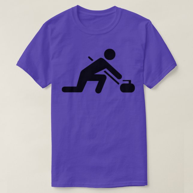 Camiseta Rótulo curling (Diseño del anverso)