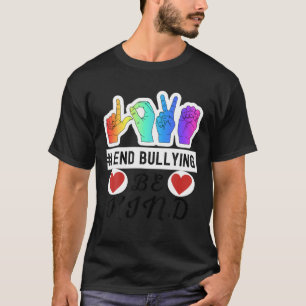 Camiseta Rótulo de amor anti bullying Day Naranjas 2021