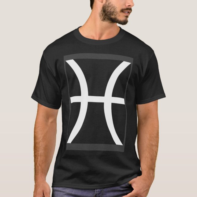 Camiseta Rótulo de Astrología Fun and Fancy Pisces (Anverso)