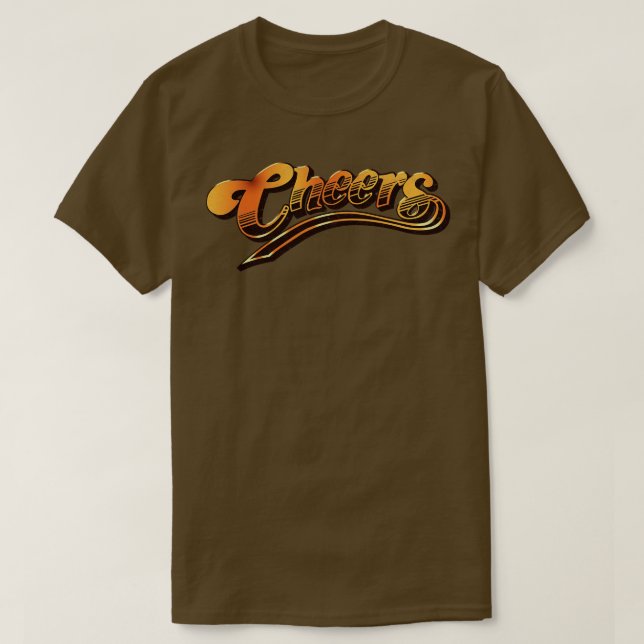 Camiseta Rótulo de bar Cheers Vintage (Diseño del anverso)