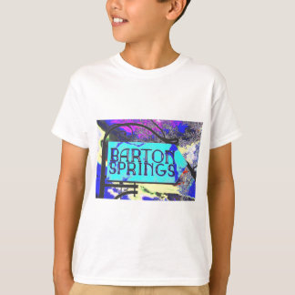 Camiseta Rótulo de Barton Springs