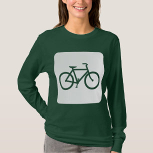Camiseta Rótulo de bicicleta - Blanco