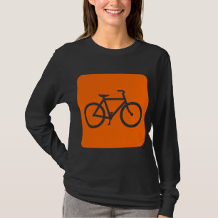 Camiseta Rótulo de bicicleta - Blanco