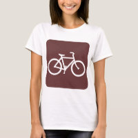 Rótulo de bicicleta - Marrón oscuro