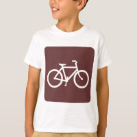 Rótulo de bicicleta - Marrón oscuro