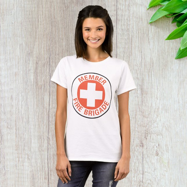 Camiseta Rótulo de brigada de bomberos de miembros (Subido por el creador)
