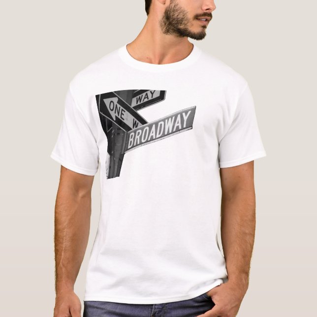 Camiseta Rótulo de Broadway (Anverso)