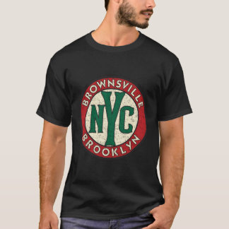 Camiseta Rótulo de Brownsville en Brooklyn Vintage Road