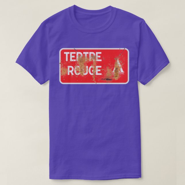 Camiseta Rótulo de Campsite Le Mans Tertre Rouge Rusty (Diseño del anverso)