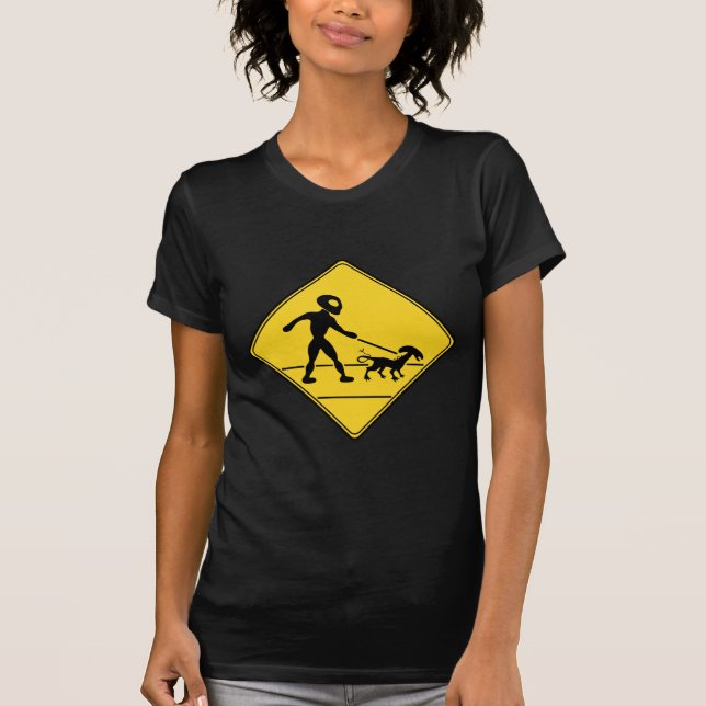Camiseta Rótulo de carretera - Cruzamiento extranjero (Anverso)