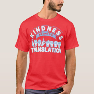 Camiseta RÓTULO de Concienciación Sorda de Maestra ASL Idio