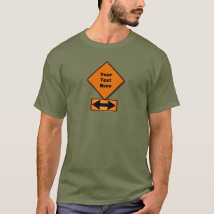 Camiseta Rótulo de construcción de personalizable + Camiset