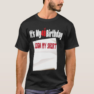 Camiseta Rótulo de cumpleaños 48 Mi diseño 48 años