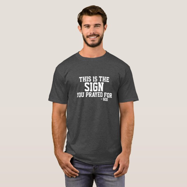 Camiseta Rótulo De Dios (Anverso completo)
