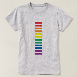 CAMISETA RÓTULO DE IGUALDAD DE RAINBOW ORGULLO LGBTQI GAY 