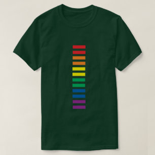 CAMISETA RÓTULO DE IGUALDAD DE RAINBOW ORGULLO LGBTQI GAY L