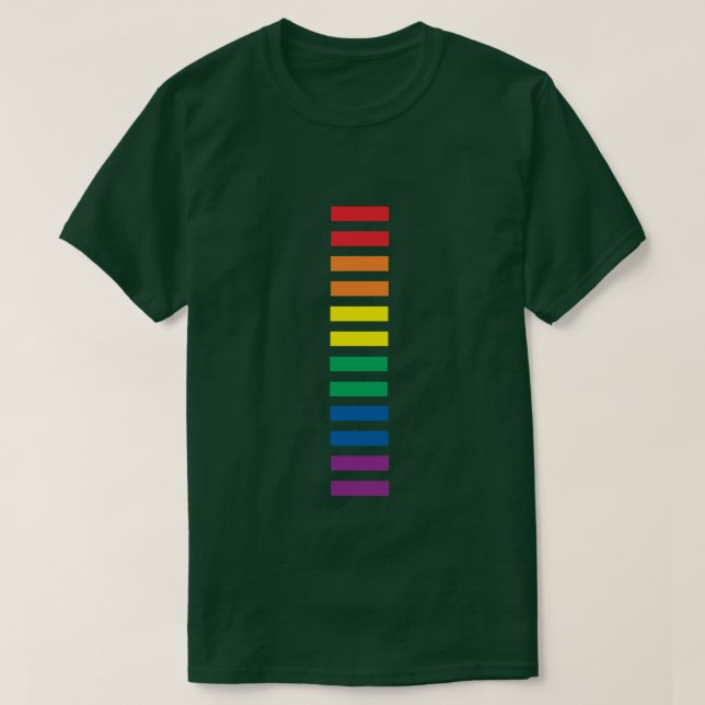 CAMISETA RÓTULO DE IGUALDAD DE RAINBOW ORGULLO LGBTQI GAY L (Diseño del anverso)