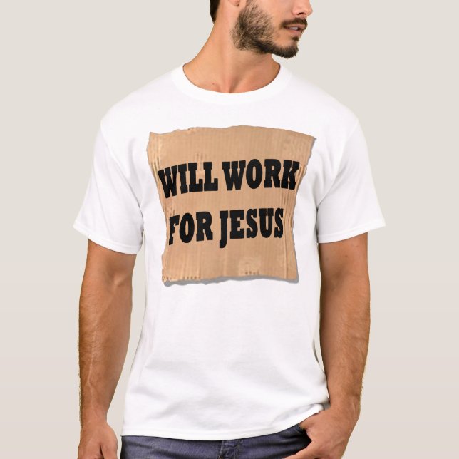 Camiseta Rótulo de Jesús (camiseta) (Anverso)