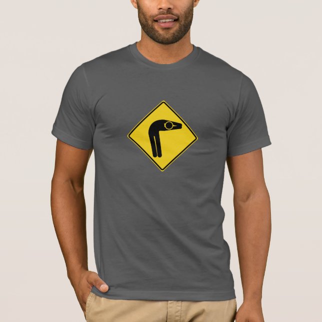 Camiseta Rótulo de la actitud media luna" de la yoga de (Anverso)