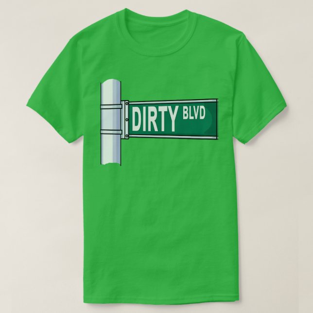 Camiseta Rótulo de la calle Blvd (Diseño del anverso)