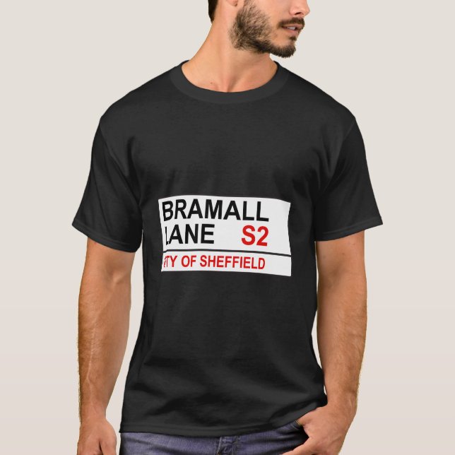 Camiseta Rótulo de la calle Bramall Lane del equipo de fútb (Anverso)