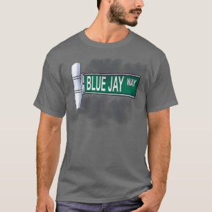 Camiseta Rótulo de la calle Jay Way Azul