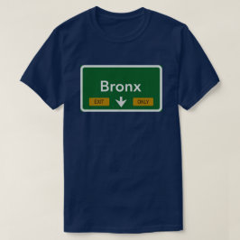 Camiseta Rótulo de la carretera de Bronx