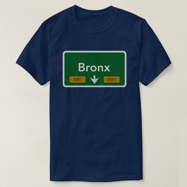 Camiseta Rótulo de la carretera de Bronx