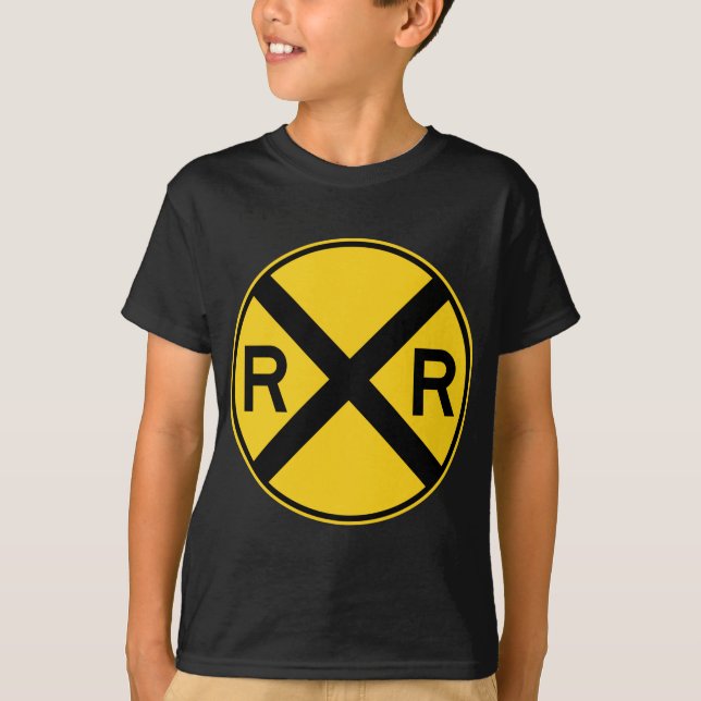 Camiseta Rótulo de la carretera de la travesía de (Anverso)