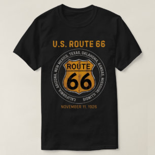 Camiseta Rótulo de la carretera Route 66