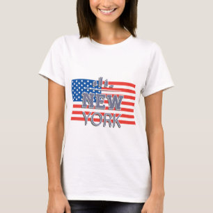 Camiseta Rótulo de la ciudad de Nueva York