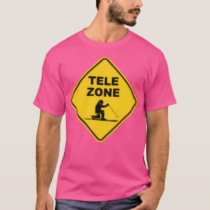 Camiseta Rótulo de la zona de esquí de Telemark