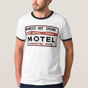 Camiseta Rótulo de las aguas termales de Nances por el