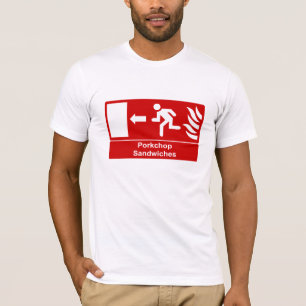 Camiseta Rótulo de los bocadillos de Porkchop