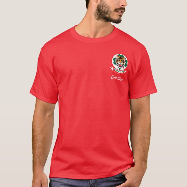 Camiseta Rótulo de los fantasmas w/Call de VMFA 333 (Anverso)