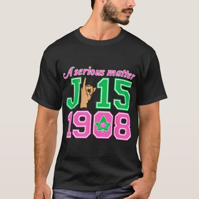 Camiseta Rótulo De Mano A Grave Asunto J15 Fundadores Día 1 (Anverso)