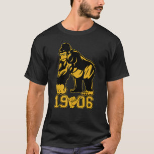 Camiseta Rótulo de mano alfa del Gorila Alpha 1906 NPHC